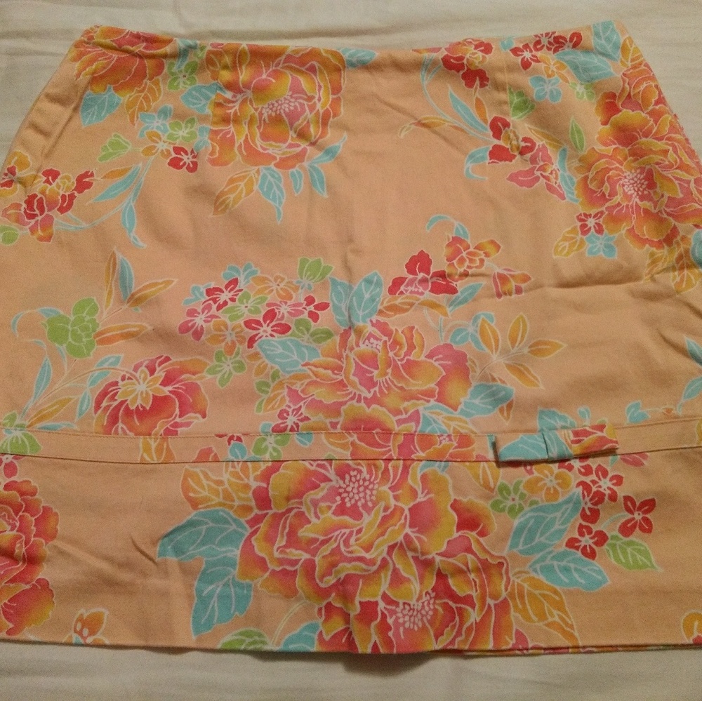 B Moss CuteFlowered Skort Skirt